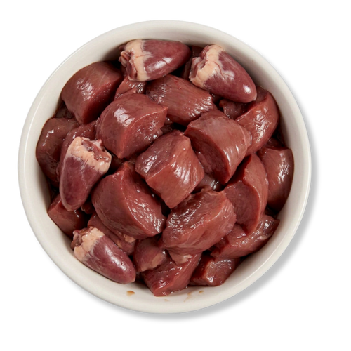 Ingrediente crudo de Hígado & Corazón de Pollo