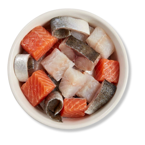 Ingrediente crudo de Topper Pescado