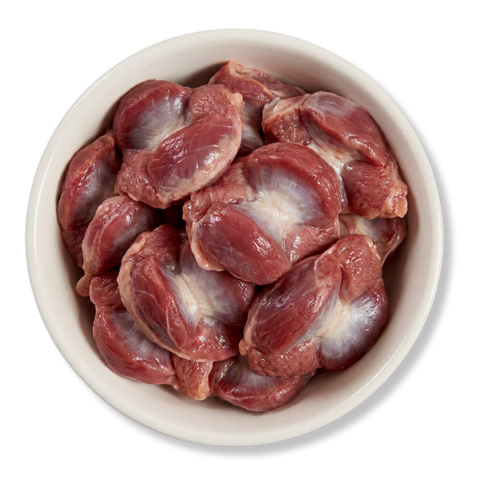 Ingrediente crudo de Molleja de Pollo