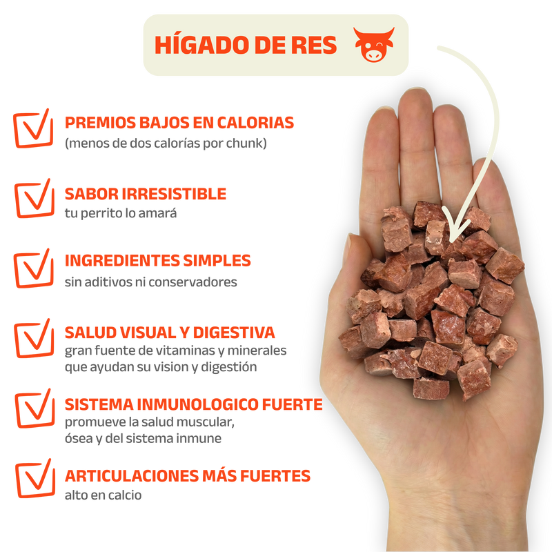 Chunks Hígado de Res