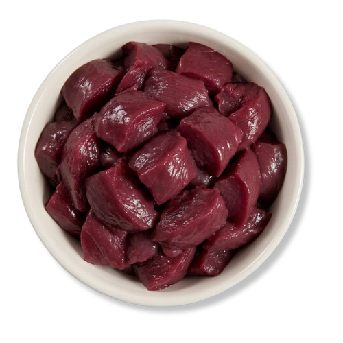 Ingrediente crudo de Chunks Hígado de Res
